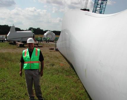 Pete Sandberg and turbine components
